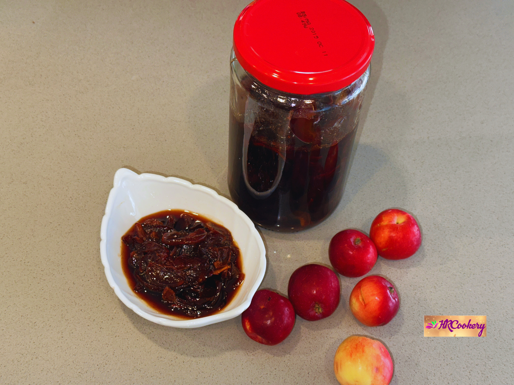 Traditional Sri Lankan apple dosi sweet made with candied apples and aromatic spices.